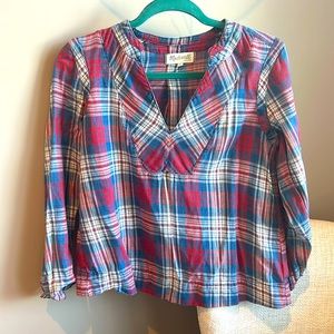Madewell size S, plaid shirt